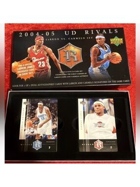 Lebron James Carmelo Anthony 2004 Upperdeck Rookie RC NBA Basketball Card Set